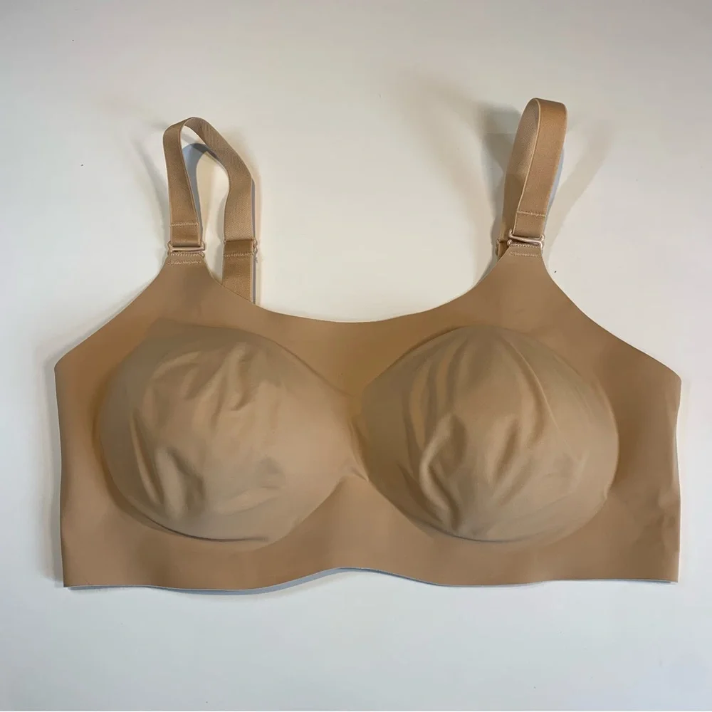 Size 6 Knix reversible nude and blue padded evolution bra - Picture 3 of 14